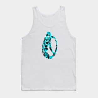 Paint Splash Letter O Tank Top